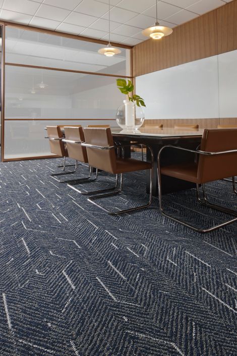 Interface Angular Times plank carpet tile in workplace meeting room image number 2